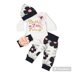 Daddy's Little Princess Baby Girl Outfit